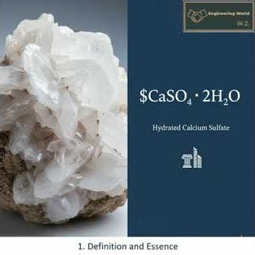 ✨ #Gypsum: A Silent Revolution in Industries and Applications 🧱🌾👩‍⚕️