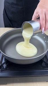 Add condensed milk to the pan and this delicious dessert is ready! | Top Recipes