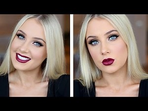 Doll Eyes with Dark Plum Lips Tutorial!