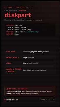 diskpart Command Explained | A+ Core 2 (220-1202) Objective 1.5 #comptia