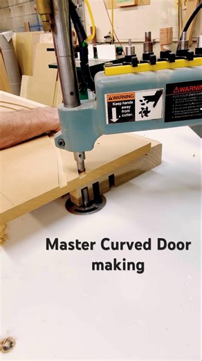 Furniture making: Curved Rails on Pin Router for vanities #woodworking #woodworkingtips