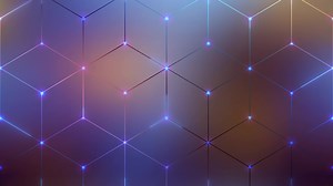Hex Grid Lines Animated 4K Wallpaper