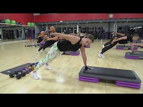 Cathe Friedrich's #558 Step Jump and Pump Live Workout