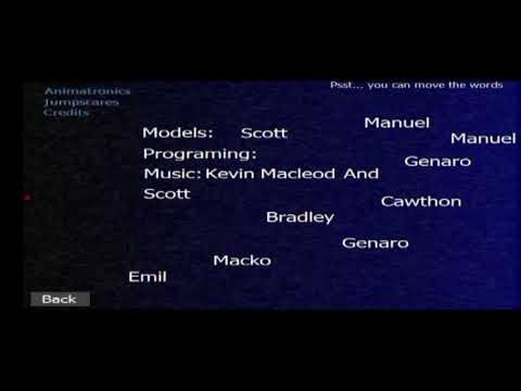 Fnam classic Android credits Easter Egg