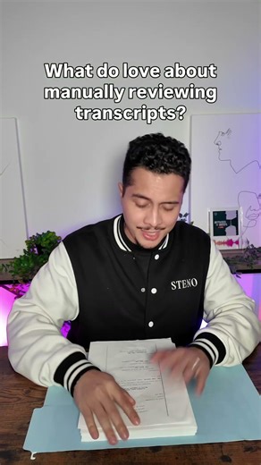What do you like about manually reviewing transcripts?