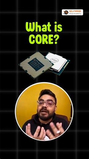 Selfmade Ninja Academy on Instagram: "More cores, more power! Ever wondered how your PC handles multitasking like a pro? It’s all thanks to the CPU cores Let’s break down what a computer core really does! #techexplained #computerscience #cpucore #multitasking #techreel #hardware #programming #sna #processor #quantum"