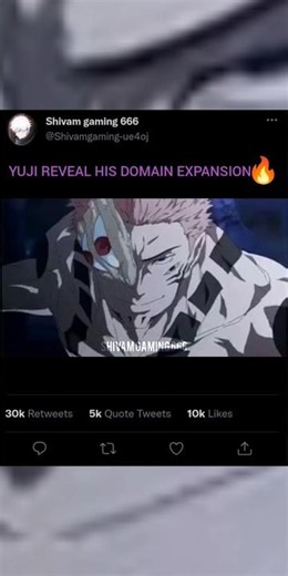 Yuji Itadori FINALLY uses his Domain Expansion! 🔥 #jujutsukaisen #anime #yuji