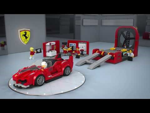 Ferrari FXX K & Development Center - LEGO Speed Champions - 75882 Product Animation