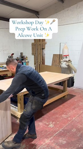 17K views · 630 reactions | Workshop Day✨漢 Prep Work On A Alcove Unit ✨ Like & Follow To See This All Finished #alcove #cabnitmaking #bespoke #livingroomdesign #showpiece #interiors #joinery #transformation #shakerdoor #northernireland #diy #storage #livingroom #livingroominspo | Davis Interiors | Facebook