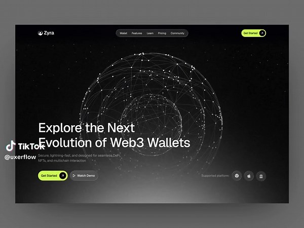 Zyra is a modern Web3 website design that combines clean visuals with an engaging interface to deliver a smooth and professional user experience. Check it out on Dribbble: https://dribbble.com/shots/26445489-Zyra-Web3-Website #ui #ux #design