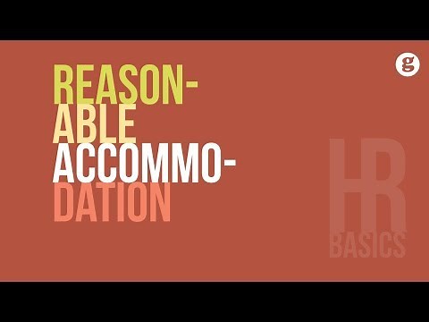HR Basics: Reasonable Accommodation