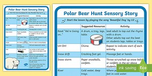Polar Bear Hunt Sensory Story
