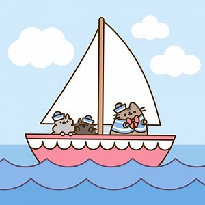 ☁️⛵☁️ | Pusheen