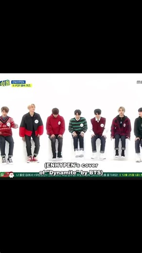 ENHYPEN's Dynamite Dance Cover at 2x Speed