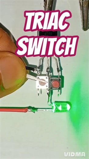 triac switch mood circuit making At home #electronic #diy #shorts