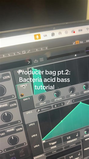 Bacteria acid bass tutorial 🦠 follow for more tips #housemusic #musicproducer #ableton #musicproduction
