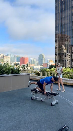 6.8K views · 36 reactions | Leveling up their workout game with skyline views  Rooftop training hits different at @aquaviewellness  Captured perfectly by the insanely talented @raephotog  #SanDiegoRooftop #AquavieFitness #RooftopWorkout #SanDiegoViews #FitnessGoals #ViralWorkout #SanDiegoLife | The Best of San Diego | Facebook
