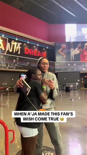 All she wanted for her birthday was to meet A’ja Wilson and A’ja made it happen 🥹 (via @WNBA) #wnba #ajawilson #womensbasketball