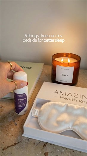 You know how they say your car is a reflection of your state of mind… I think your bedside table is the real truth-teller. Will adding these to your bedside magically fix your sleep? Of course not. But building an intentional winddown routine is one of the most important things you can do - and this is where it starts. #s#sleeptipse#eveningroutines#sleepbettern#nightroutineselfcare
