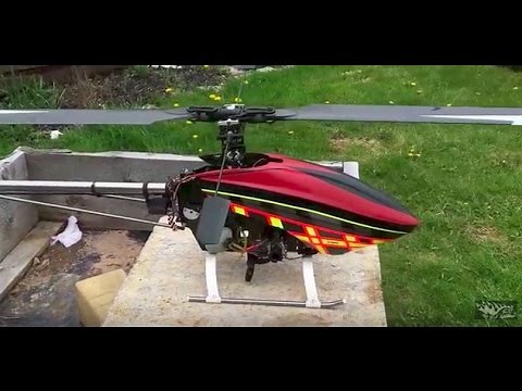 RB's RC's: Century Radikal G30 V2 Gas Powered RC Helicopter first start up terrifying