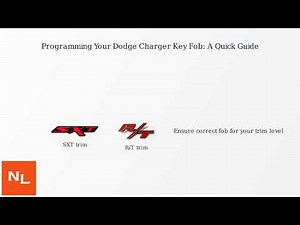 How To Program A Dodge Charger Key Fob – Add/Replace Remote