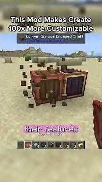 This Mod Makes CREATE Way More Customizable #minecraft #createmod