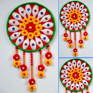 1.1M views · 1.3K reactions | How to make a beautiful wall hanging at home Como hacer una hermosa pared colgando en casa. #diy #crafts #manualidades #wallhanging #homedecoration | Casa de manualidades | Facebook