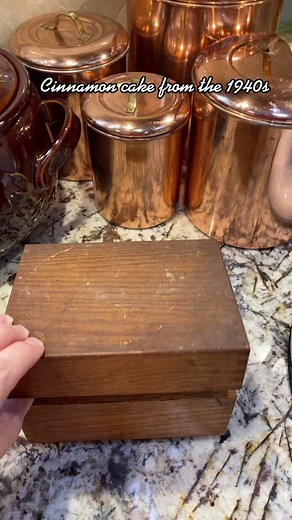 Reviving a Classic: 1940s Cinnamon Cake Recipe