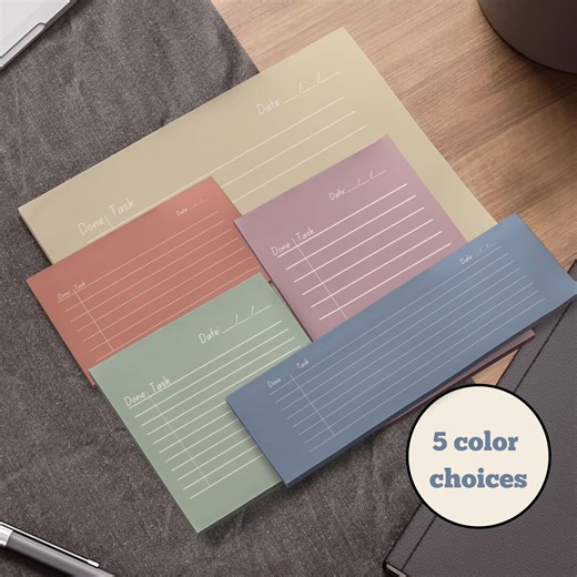 Daily Task List Note Pad Customized Sticky Notes to Do List Business Supplies Sticky Note Teacher Appreciation Gift for Student Organization - Etsy