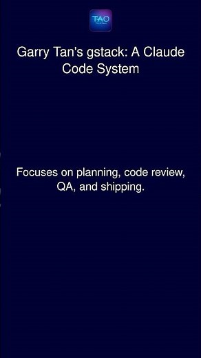 Garry Tan's gstack: A Claude Code System