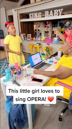 Little OPERA Singer SHOCKS Vocal Coach With BIG Voice!! #opera #vocalcoach #singer