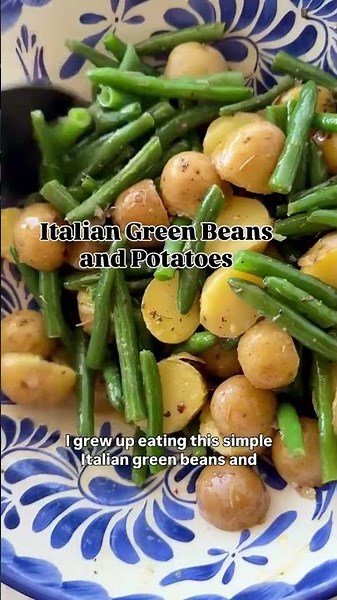 Italian Green Beans and Potatoes | Cucina by Elena