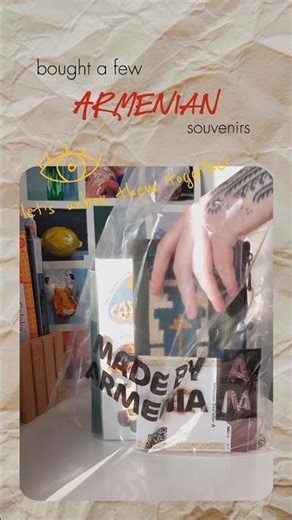 found an amazing shop with Armenian souvenirs, let’s unbox my little haul together✨️