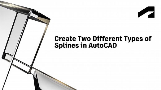 Create two different types of splines in AutoCAD | Autodesk