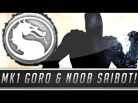 Mortal Kombat X: New Noob Saibot & Klassic MK1 Goro Skins/Costumes Gameplay! (PC Mod Showcase)
