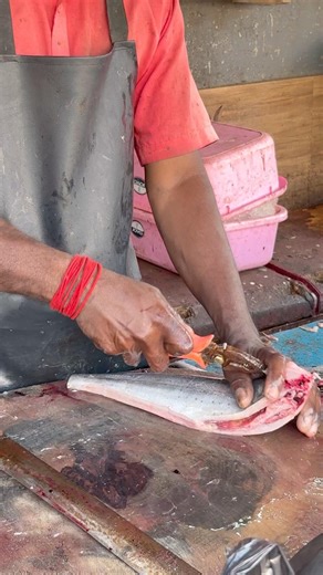 Monster Cobia Cutting – Clean, Smooth & Perfect Slices! 🐟🔪