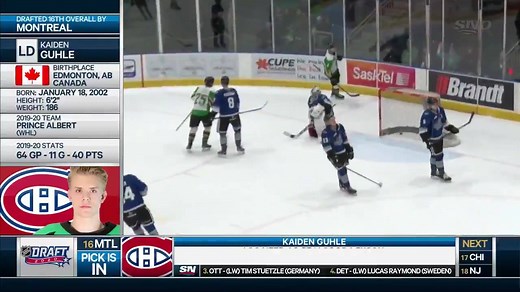 49K views · 291 reactions | The moment Kaiden Guhle learned he's been selected 16th overall by the Canadiens de Montréal. #NHLDraft | #NHLonSN | Sportsnet | Facebook