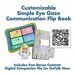 New Resource: Simple Eye Gaze Communication Flip Book