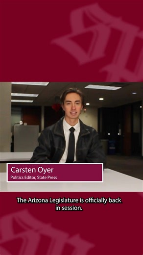 The 2026 Arizona legislative session began earlier this week. Hear from State Press Politics Editor Carsten Oyer about some of introduced bills that could affect higher education. 🎥: Kate Nakamura #arizona #legislature #asu #politics #arizonastateuniversity