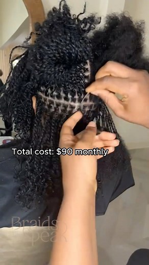 Formerly Braids That Speak | Girls with high density hair always eat👌🏾 | Instagram