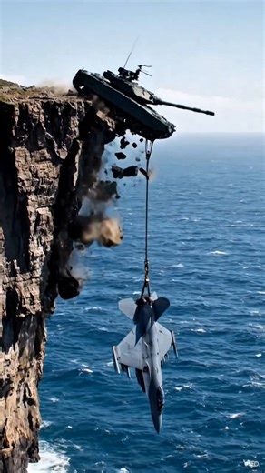 EPIC FAIL: Tank vs. Jet Cliff Plunge! 😭