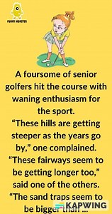 2.7K views | A foursome of senior golfers ...Brilliant continuation in the first comment  | LOL Stories | Facebook