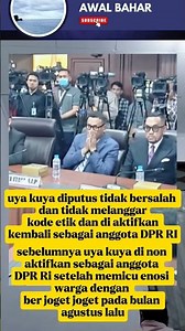 uya kuya di aktifkan kembali sebagai anggota DPR RI#uyakuya