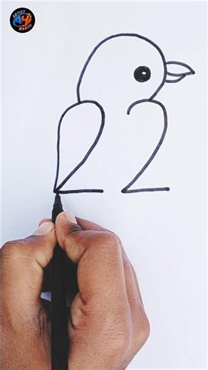 Parrot Drawing | How to Draw Parrot | Parrot Drawing Easy #shorts