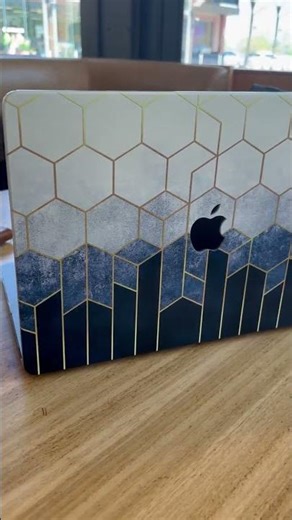 Stunning Blue Geometrics MacBook Case Reveal