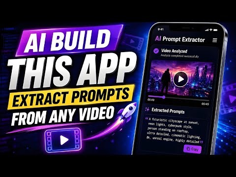 Build Your Own Video to Prompt AI App🔥 (Full Tutorial + Market Research) Ai App Development