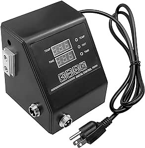110V 1400W Heat Press Control Box Fit for 15x15 Inch Heat Sensetive Press Machine, Digital Box LED Controller with Time Temperature Controller 0-480℉