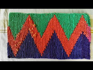 Three color paydan design | पुरानी साड़ी से पायदान बनाए | VMSH creation