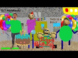 Baldi's Birthday - Baldi's Basics Mod