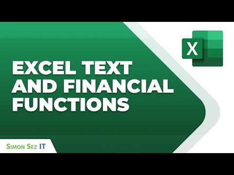 Excel Text and Financial Functions You Need to Know
